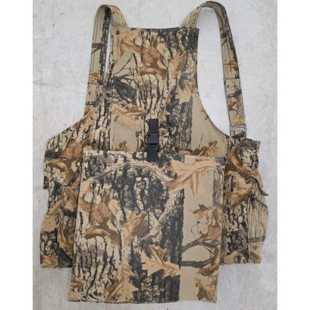 Commander Realtree Oak Cut-N-Run Turkey Vest Camo Seat Cushion Size Larrge XL